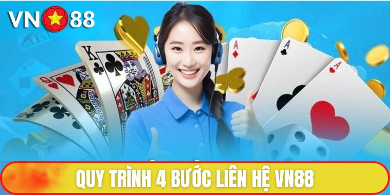 Quy trình 4 bước liên hệ VN88